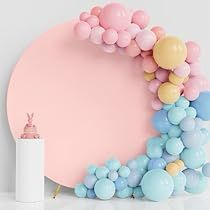 Round Balloon Arch, Circle Balloon Arch, Round Arch Backdrop, Balloon Arch Stand, Photography Studio Decor, Circle Arch, Birthday Party Photography, Round Arch, Beauty Products Gifts