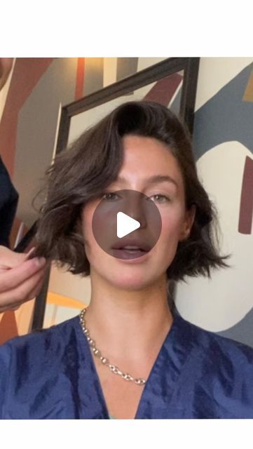 The Hair Bros on Instagram: "The Short Bob… Shorter than your average bob and certainly more versatile, it looks amazing air dried or slicked back in to any parting. We cut @cecil.k.o’s hair with a combination of scissors and a razor to ensure her hair felt weightless and moved yet still while looking thick and full. Key tip - don’t be scared to add to shape and remove weight with short bobs it makes all the difference. To style - @hairstorystudio hair balm and let your cut and the air do the rest. Hope you guys love it. Let us know if you’d like to see an in depth full version of this video! @cecil.k.o @thehairbros #thehairbros #theshortbob" Sleek Hair Medium Length, Slicked Back Bob Short Hair, The Hair Bros, Flicky Bob, Wave Short Hairstyles, Short Bob Styling Ideas, Slicked Back Bob, Short Bob Thick Hair, Slick Bob