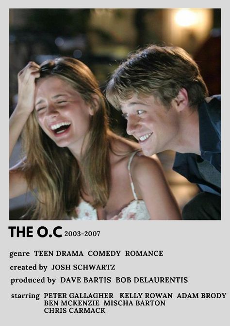 The Oc Tv Show Poster, The Oc Polaroid Poster, The Oc Poster, The Oc Aesthetic, The Oc Show, The Oc Tv Show, Benjamin Mckenzie, Netflix Movie List, 2000s Tv Shows