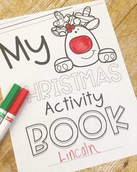 Free Christmas Activity Book for your students! Free Christmas Activities, Christmas Activities For School, Kindergarten Christmas Activities, Christmas Language Arts, Christmas Printable Activities, Ashley Mckenzie, Homeschool Holidays, Classroom Christmas Decorations, Preschool Christmas Activities