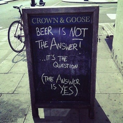 Bar Chalkboard Ideas, Bar Quotes, Funny Bar Signs, Pub Restaurant, Beer Quotes, Signs Funny, Drinking Quotes, Pub Signs, Beer Signs