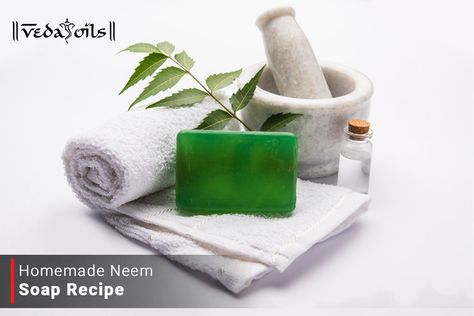 Neem Benefits, Neem Oil Soap, Pimple Free Skin, Neem Soap, Fresh Aloe Vera, Homemade Soap Recipes, Aloe Vera Juice, Neem Oil, Tea Tree Essential Oil