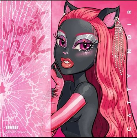 Whisp Grant, Zomby Gaga, Luna Mothews, Catty Noir, Doja Cat, Monster High, Hot Pink, Pink, Instagram