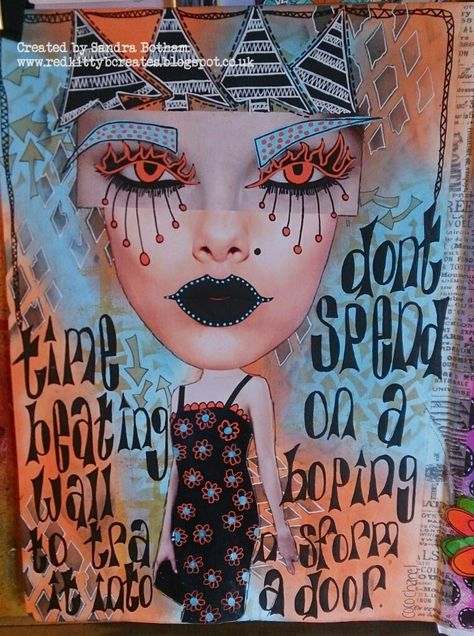 Altered Faces, Painted Collage, Teesha Moore, Face Collage, Medium Pretty, Dyan Reaveley, Collage Journal, Turned Art, Lovely Images