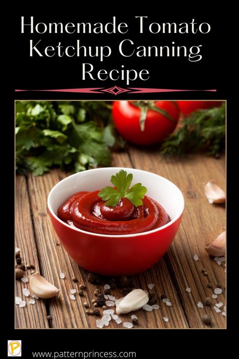 Making your own homemade tomato ketchup is a must have especially if you are a gardener or have access to a local farmer’s market. Homemade Tomato Ketchup, Homemade Ketchup Recipes, Southern Recipes Desserts, Ketchup Recipe, Homemade Ketchup, Canning Recipe, Canned Food Storage, Southern Desserts, Country Recipes