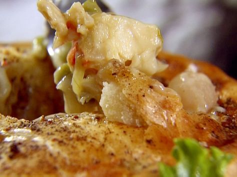 Lobster Pot Pie recipe from Ina Garten via Food Network Lobster Pot Pie Recipe, Lobster Pot Pie, Lobster Pot Pies, Pot Pie Recipe, Ina Garten Recipes, Ceramic Baking Dish, Lobster Recipes, Pot Pies Recipes, Pot Pie