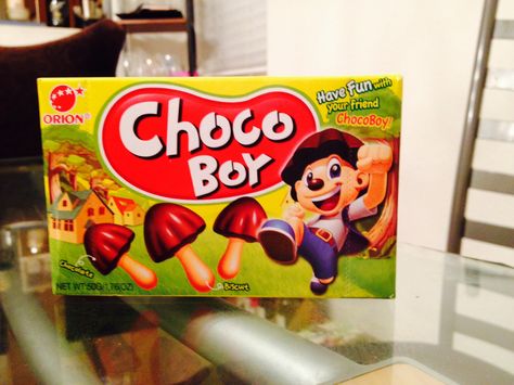 SNACK:  Choco Boy; H-mart #snacks #hmart  #fnmangos #foodie Choco Boy, Asian Candy, Pops Cereal Box, Cereal Box, Chocolates, Cereal, Candy, Snacks, Candles