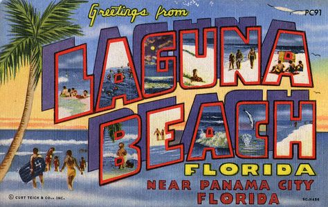 Laguna Beach Florida, Panama City Florida, Panama City Beach, Cleveland Ohio, Panama City, Large Letters, Panama City Panama, Florida Beaches, Laguna Beach