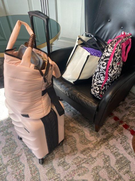 I crammed 10 days of outfits into a carry-on - but hack helped me sneak 4 bags Travel Bag Packing, Packing For A Trip, Packing Bags Travel, Carry On Packing, Another Country, Bag For Travel, New Photo Download, Carry On Suitcase, Walk In The Park