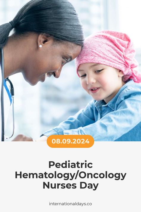 We honor the hard work and dedication of pediatric hematology/oncology nurses today, and thank them for their unwavering commitment to their patients and their families Fertility Day, United Nations Day, Bacon Day, Education Day, Poetry Day, Tree Day, Oncology Nursing, Pizza Day, Water And Sanitation