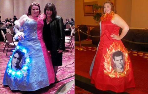 No... She didn't... Ugly Prom Dress, Worst Prom Dresses, Twilight Wedding Dresses, Prom Dress Fails, Funny Prom, Twilight Wedding, Ugly Dresses, Promo Flyer, Ugly Outfits