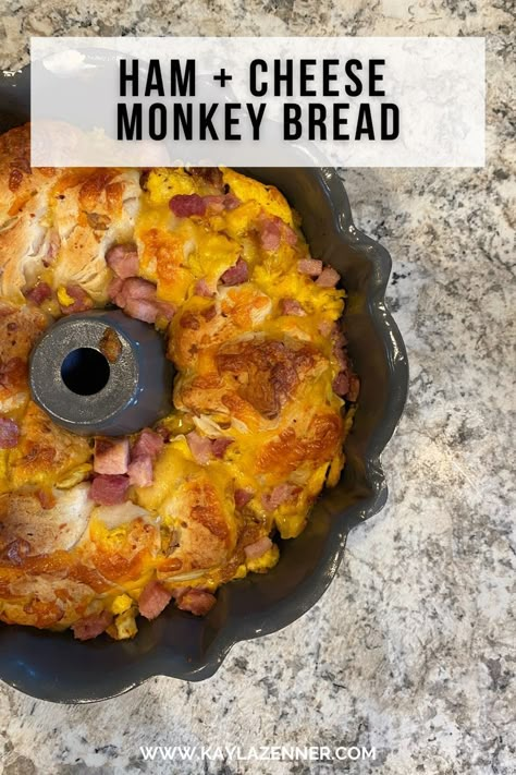 Bacon Egg And Cheese Monkey Bread, Breakfast Pull Apart Bread Sausage, Sausage Monkey Bread Pull Apart, Sausage Egg And Cheese Monkey Bread, Ham And Cheese Monkey Bread, Savory Monkey Bread Breakfast Pull Apart, Ham And Cheese Pull Apart Bread, Monkey Bread Savory, Breakfast Monkey Bread