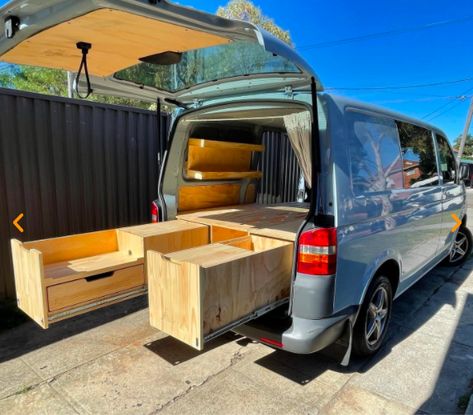 Work Van Camper, Be Transporter Conversion, Small Van Conversion Interior, Transporter Van Conversion, Toyota Hiace Van Conversion, Toyota Hiace Campervan Interior, Hiace Van Conversion, Vw Transporter Conversion, Mini Van Conversion