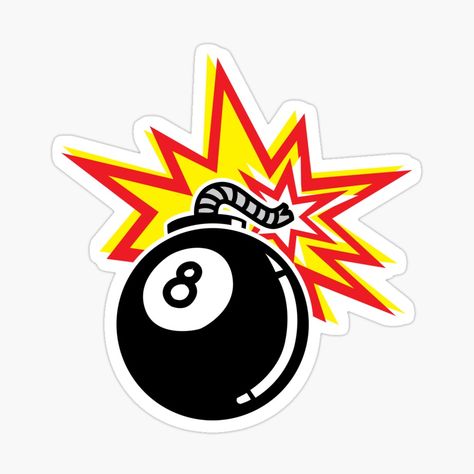 8ball Design, Magic 8 Ball Art, 8 Ball On Fire Tattoo, Stussy Sticker, Magic 8 Ball Tattoo, 8 Ball Sticker, 8 Ball Art, 8 Ball Graphic, 8 Ball Tattoo