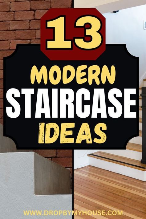 Choose from the best modern staircase ideas for your home. These are the best modern staircase designs that are going to freshen the space and improve its quality. Modern Wood Staircase, Modern Staircase Design Ideas, Staircase Ideas Remodel, Inside Stairs Ideas, Staircase Design Modern Luxury Homes, Staircase Ideas Modern, Stair Solutions, Staircase In Living Room, Contemporary Staircase Design