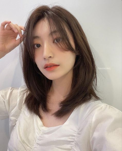 Korean Hair Color, Hair Style Korea, Hairstyles For Layered Hair, Shot Hair Styles, Style Korea, Haircuts Straight Hair, Haircuts For Medium Hair, Hair Stylist Life, Short Hair Haircuts