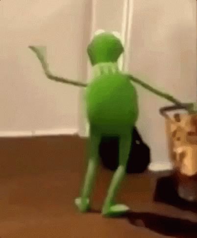 Kermit The Frog Dancing GIF – Kermit The Frog Dancing – GIFs entdecken und teilen Kermit Gif, Funny Kermit Memes, Kermit The Frog Meme, Sapo Kermit, Kermit The Frog Gif, Meme Gifs, Dance Gif, Kermit Funny, Frog Meme