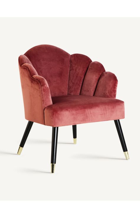 Indulge in luxury with the Pink Velvet Scalloped Armchair from Vical Home Setti. This exquisite piece features a soft pink velvet fabric, with scalloped edges for a touch of elegance. Transform your living space into a sophisticated oasis with this exclusive armchair. W26 x D28 x H33 in | Weight 22lbs W66 x D70 x H84 cm | Weight 10kgs Upholstery | Velvet Legs | Pine Wood , Birch Wood Pink Velvet Fabric, Bathroom Sink Storage, Wine Rack Wall, Sleeper Chairs, Side Table With Storage, Velvet Chair, Bookcase Storage, Arm Chairs, Scalloped Edges