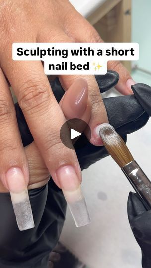 4.2K views · 8.3K reactions | There are plenty of ways you can sculpt a nail that has a short nail bed, whether that be from an incident or nail biting 😘 
.
.
.
#nails #sculptednails #acrylicnails #forms #nailart #explore #fyp #nailtech #nailaddict #uñas | Artistry Nails ™️ | Masego · Tadow Nail Sculpting, Short Nail Bed, Biting Nails, Sculpted Nails, Nail Bed, Nail Biting, Short Nail, Nail Tech, Short Nails