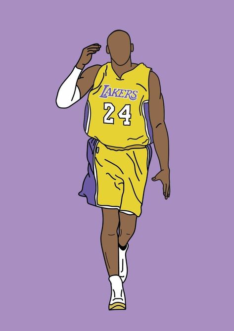 HD Kobe Bryant Wallpaper Discover more American, kobe bryant, Los Angeles Lakers, National Basketball Association, professional basketball player. wallpaper. https://www.kolpaper.com/112436/hd-kobe-bryant-wallpaper-2/ Kobe Cartoon Art, Lakers Canvas Painting, Kobe Canvas Painting, Kobe Bryant Cartoon Art, Kobe Bryant Painting Canvas, Kobe Bryant Sketch, Lakers Drawing, Kobe Drawing, Kobe Bryant Cartoon