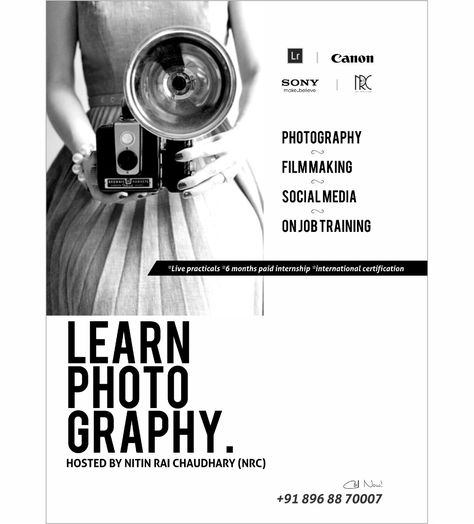 A photography workshop poster design by Creative Sources.  #posterdesign #poster #posters #design #designs #designer #designstudio #creative #work #lifeatwork #sunny #day #creatives #awesome #team #workculture #summer #workshops #hobbylobby #summerholidays #fun #l4l #f4f #instaads #instagram #tbt Workshop Flyer Design Event Posters, Workshop Poster Design Layout, Photography Contest Poster, Photography Workshop Poster, Workshop Poster Design, Workshop Poster, Photo Studio Design, Contest Poster, Poster Design Layout