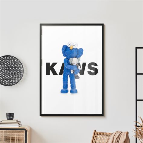 Blue Kaws Poster Set of 3, Kaws Figure Poster, Kaws Wall Art, Hypebeast Decor, Hypebeast Wall Art, Minimal Hypebeast PRINTABLE Wall Art Kaws Poster Art Prints, Kaws Room, Blue Kaws, Kaws Wall Art, Kaws Poster, Hypebeast Decor, Poster Set Of 3, Wall Art Minimal, Art Minimal