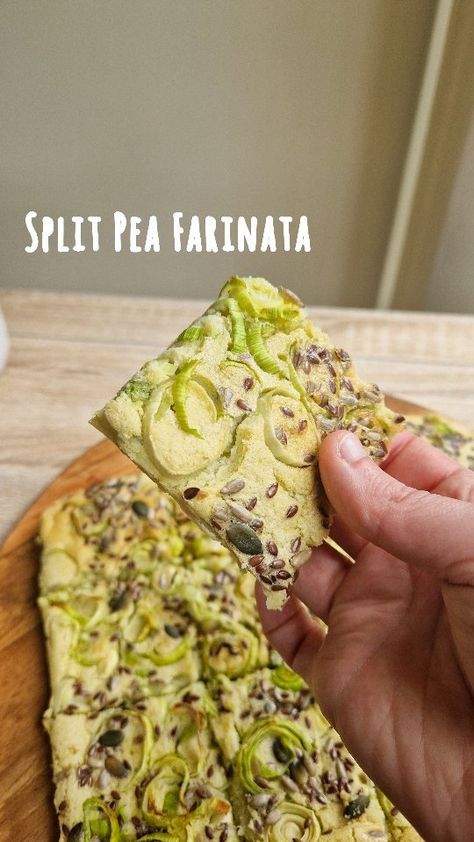 Giorgia 🦄 Easy & Healthy Recipes | SPLIT PEA FARINATA 🫛 | 🇮🇹 below You might know chickpea farinata, but what about making one with peas? Pea flour is difficult to find in… | Instagram Pea Flour Recipes, Chic Pea Flour Recipes, Green Pea Flour Recipes, Chickpea Farinata, Yellow Split Pea Recipes Vegan, Butterfly Pea Flower Bread, Vegan Split Pea, Inflammatory Diet, Pea Recipes