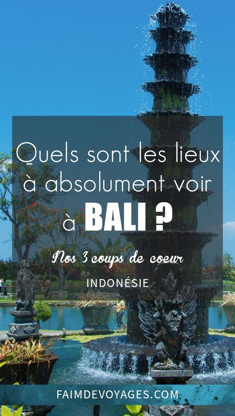 Quels Sont Les Lieux à Absolument Voir à Bali Voyage Bali, Travel Project, Golf Trip, Travel Savings, Asia Destinations, Seminyak, Trotter, Bali Travel, Travel Packages