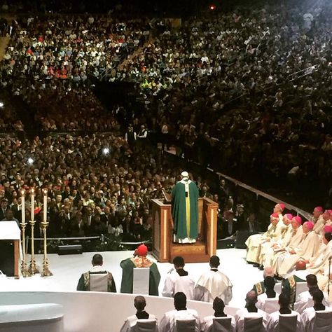 Catholicism: the Original Mega Church Mega Church, Joel Osteen, Square Garden, Madison Square Garden, Madison Square, God Loves You, Enough Is Enough, Gods Love, Last Night