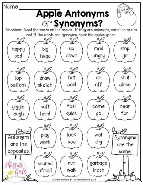 Synonyms Worksheet, Antonyms Worksheet, 2nd Grade Grammar, Worksheet For Kindergarten, 2nd Grade Ela, Synonyms And Antonyms, 2nd Grade Worksheets, English Worksheets For Kids, 2nd Grade Reading