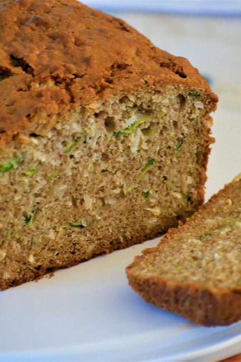 Coconut Zucchini Bread Recipes, Zucchini Coconut Bread, Zucchini Breads, All U Can Eat, Spiced Zucchini, Cookie Brownies, Zucchini Recipes Dessert, Carpet Stain, Donut Dessert