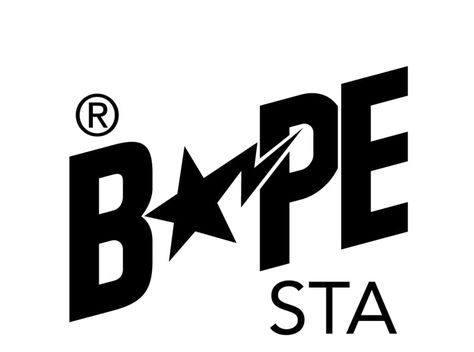 Latest Bape Sta Footwear Bape Logo Design, Bape Stencil, Bape Star Logo, Bape Drawings, Bapesta Logo, Bape Wallpaper, Bape Logo, Bape Star, Simple Leg Tattoos