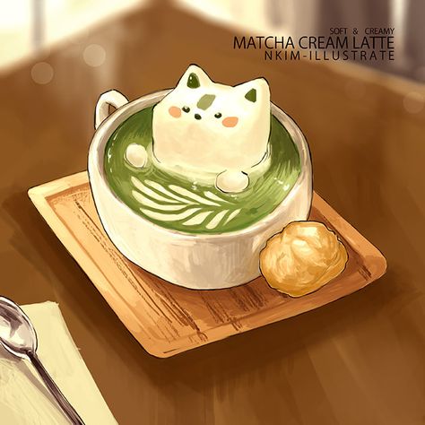 @V.I.Ê.N🌼 Chibi Food, 귀여운 음식 그림, Foodie Art, Food Artwork, Food Illustration Art, Cute Food Drawings, Cute Food Art, Cute Animal Drawings Kawaii, Cute Kawaii Drawings