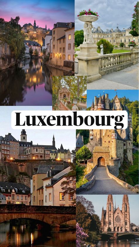 #aesthetic #luxembourg #ville #pays Pretty Places, Luxembourg, Business Motivation, Places To See, Travel