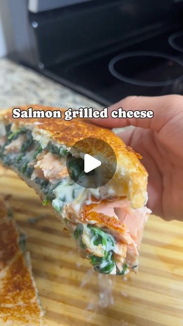 Pinky’s Kitchen on Instagram: "Made the viral salmon grilled cheese sandwich 🔥🔥 have y’all tried it yet ?? #grilledcheese #salmonrecipeideas #seafoodrecipes" Grilled Salmon Sandwich Recipes, Salmon Recipes Sandwich, Salmon Panini Sandwiches, Smoked Salmon Grilled Cheese, Salmon Melt Sandwich, Tuna Grilled Cheese, Salmon Sandwich Ideas, Grilled Salmon Sandwich, Salmon Grilled Cheese