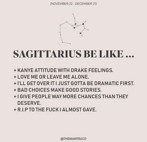 I mean it’s not wrong Saggitarius Personality Traits, Sagittarius Captions, Sagittarius Quotes Funny, Sagittarius Things, Sagittarius Queen, Zodiac Sagittarius Facts, Sagittarius Personality, Sagittarius Traits, Sagittarius Astrology