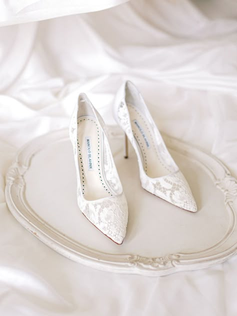 Designer Bridal Shoes, Simple Classy Wedding Dress, Inn At Little Washington, Manolo Blahnik Wedding, Wedding Preparation Photos, Manolo Blahnik Wedding Shoes, Dorset Wedding, Shoes Wedding Heels, Regency Wedding