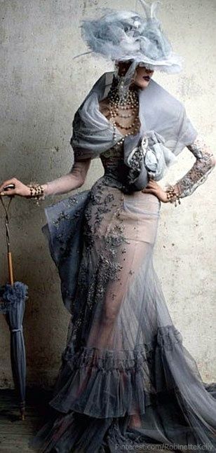 Modest Dresses & Wardrobe Pieces - Blog has great Website Referrals! Steampunk Mode, Couture Dior, Patrick Demarchelier, Christian Dior Haute Couture, Look Retro, Dior Haute Couture, Couture Mode, فستان سهرة, Dior Couture