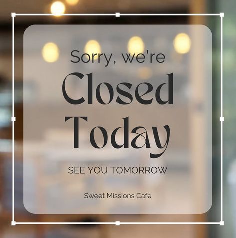 2 of our 3 staff are out today so we will need to be closed today. Sorry for the inconvenience. Thank you for your understanding!! We Are Closed Today, Sorry We Are Closed, Stay Safe Everyone, Close Instagram, Closed Today, We Are Closed, Sorry For The Inconvenience, Close Today, Under The Weather