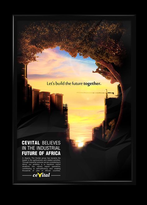 Cevital AFRIKA poster on Behance Poster Grafico, Facebook Ads Campaign, Real Estate Marketing Design, Ads Campaign, 타이포그래피 포스터 디자인, Real Estates Design, Creative Advertising Design, 광고 디자인, Publicidad Creativa