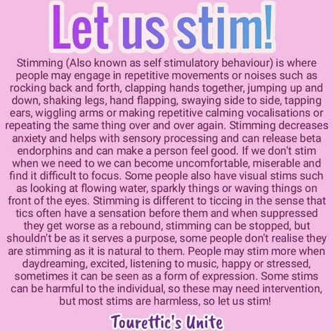 Quotes About Stimming, Types Of Stimming, Stimming Examples, Asd Spectrum, Maladaptive Daydreaming, Sensory Processing Disorder, Spectrum Disorder, Mental And Emotional Health, Mental Health Awareness