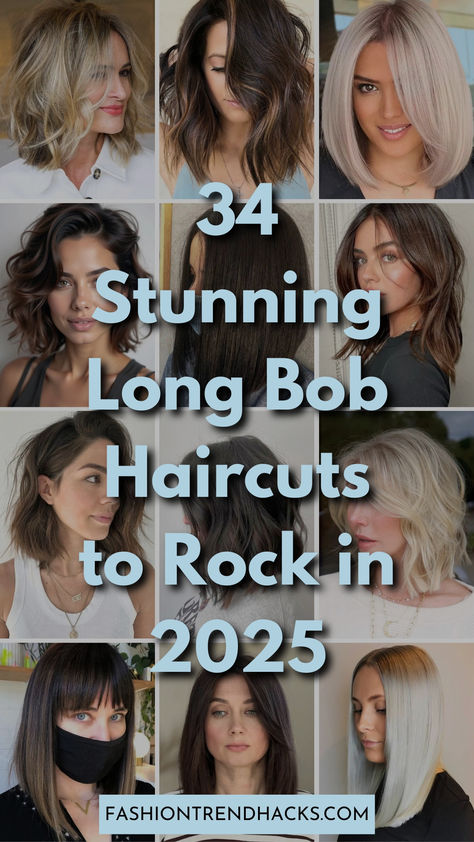 Fresh and chic long bob haircuts for 2025. Discover trendy styles for a modern look! Soft Blonde Highlights, Ashy Blonde Balayage, Cool Blonde Tone, Brunette Lob, Ash Brown Balayage, Women Haircut, Straight Lobs, Bob Haircut Ideas, Long Bobs