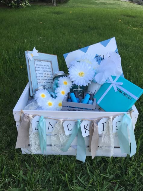 Sorority Baskets, Big Lil Gifts, Big/little Baskets, Big Little Canvas, Big Little Basket, Big Little Shirts, Big Lil, Sorority Paddles, Sorority Canvas