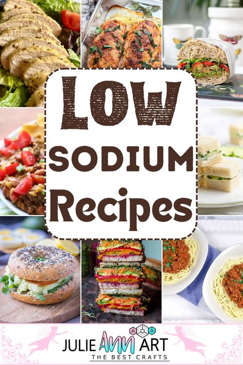 Low Sodium Crockpot Recipes, No Salt Recipes Meals Easy, Low Sodium Meals, Sodium Free Recipes, Easy Low Sodium Recipes, Salt Free Diet, Low Sodium Recipes Heart, Sodium Foods, Kidney Diet Recipes