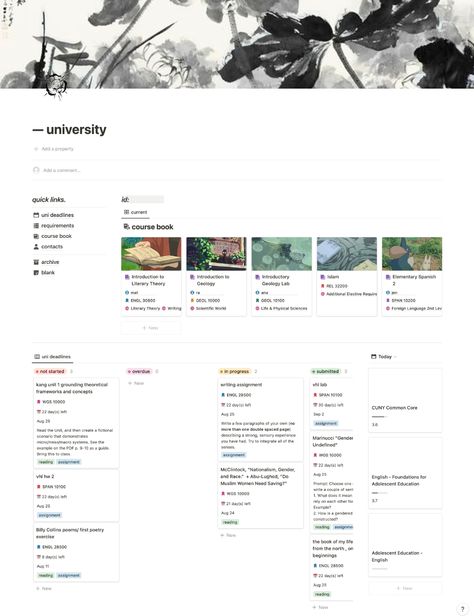 #Ghibli_Template #Notion_University_Template #Notion_University #Notion_School Notion University Template, University Planner, University Organization, Learning Template, School Lifestyle, About Me Template, Academic Aesthetic, School Template, Education Templates