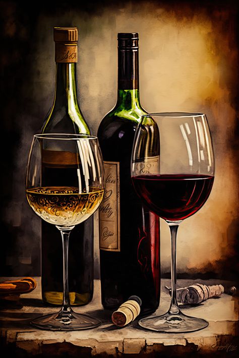 One from a set of three wine-themed artworks that complement each other with deep and vibrant colors in an illustrated bold style. Rich, warm and inviting colors that catch the eye. Hang two or three together for a dynamic visual impact! Perfect for enhancing the ambiance of homes or restaurant businesses. Dimensions Width x Height | Thickness in Inches High Quality Canvas We print on a thick, archival-grade canvas to ensure durability. It is pH neutral and acid-free, so it will not yellow over Paintings For Restaurant, Vino Art, Restaurant Painting, Neutral Canvas Art, Wine Pics, Easy Eye Drawing, Inviting Colors, Neutral Artwork, Africa Art Design