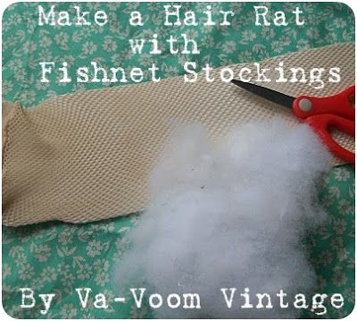 how to make an easy vintage style hair rat Vintage Tutorial, Hair Rat, Retro Hairstyles Tutorial, Vintage Hairstyles Tutorial, Long Hair Trends, Pin Up Looks, 1940s Hairstyles, A Rat, Mega Hair