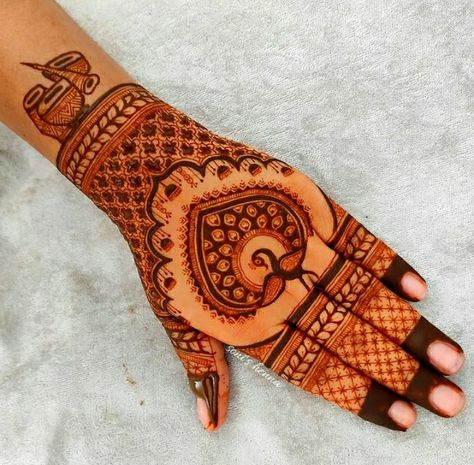 Engagement Mehndi Designs Back, Teej Mehendi Design, Indian Mehendi Designs, Mehdi Degine, Marwari Mehndi Design, Latest Mehndi Designs Wedding, Baby Mehndi Design, Peacock Mehndi Designs, Mehndi Designs Bridal Hands