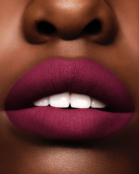 11.5k Likes, 161 Comments - Pat McGrath (@patmcgrathreal) on Instagram: “VILLAINOUS VIXEN⚡️⚡️⚡️ MAJOR MATTE lips in LUST: #MatteTrance 'FULL BLOODED' — a lethally luxurious…” Lilac Lipstick, Dark Pink Lipstick, Best Pink Lipstick, Pink Lipstick Makeup, Pink Skin Tone, Summer Lipstick, Lip Shade, Lipstick For Dark Skin, Bright Lipstick