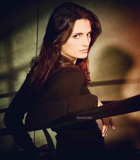 Michael Becker photo shoot. Stana Katic Pregnant, Kate Beckett, Stana Katic, Famous Women, Hollywood Celebrities, Bollywood Celebrities, Girl Crush, Favorite Celebrities, Her Hair